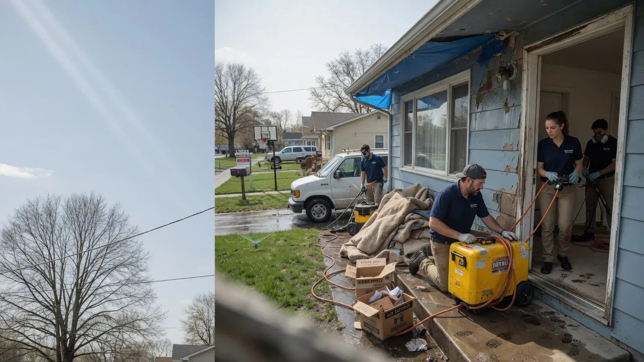 Basement Flood Cleanup in Vandalia, MT near me